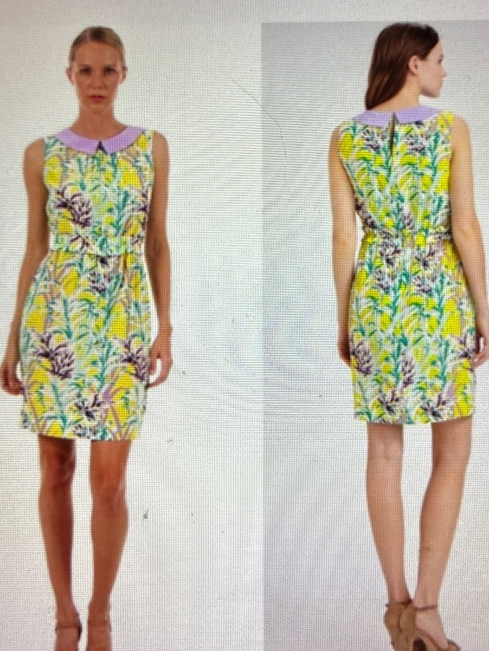 Kate Spade Floral Print Silk Blend Dress